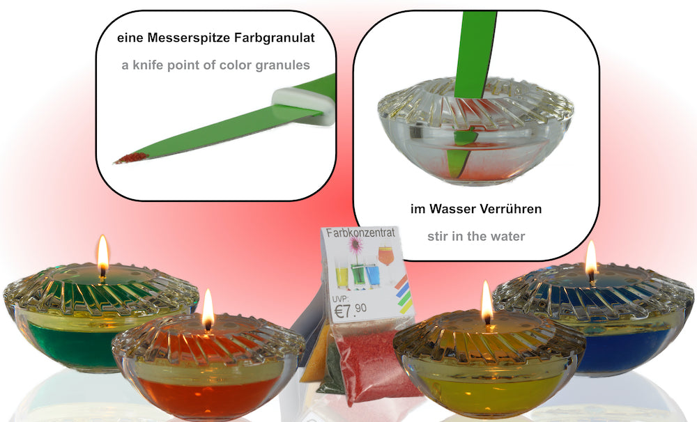 Traumflammen – DIY-Kerzen mit Wasser und Pflanzenöl